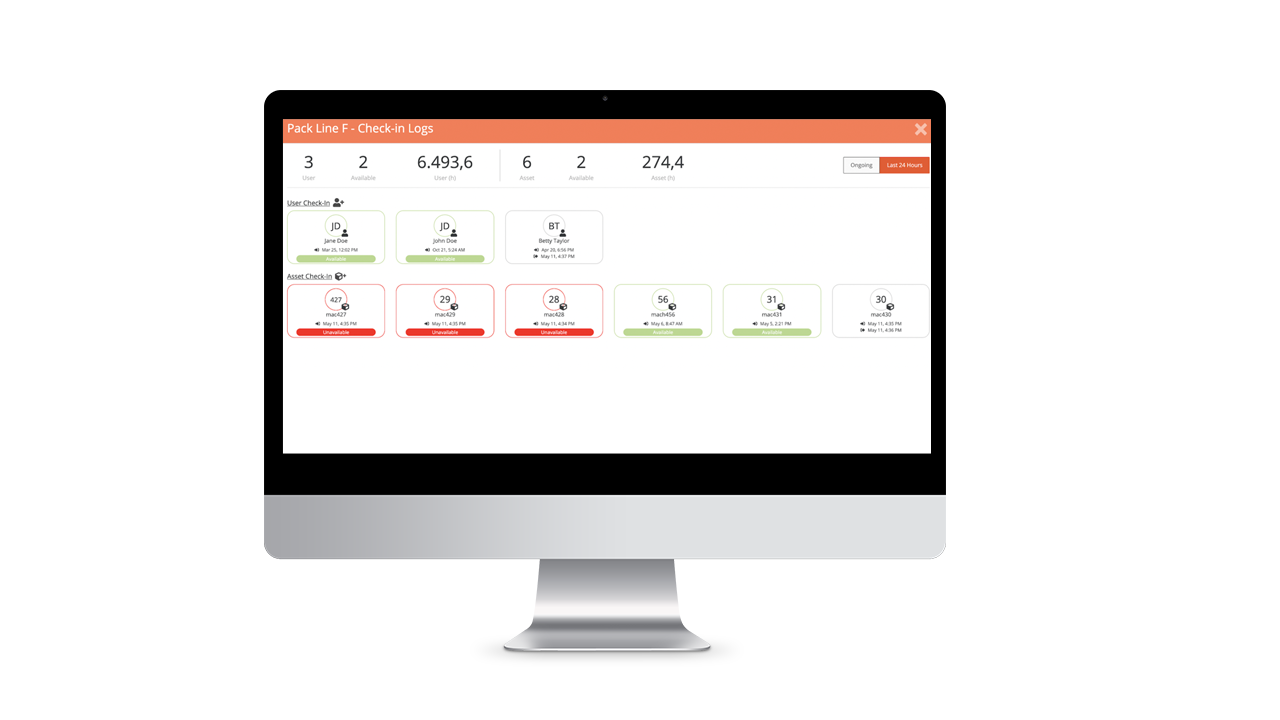screenshot of Asset Tracker